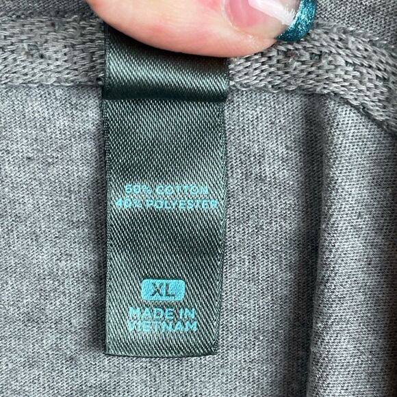 EUC District Womens Gray Microsoft Zip-up Hoodie Size XL - Picture 7 of 7